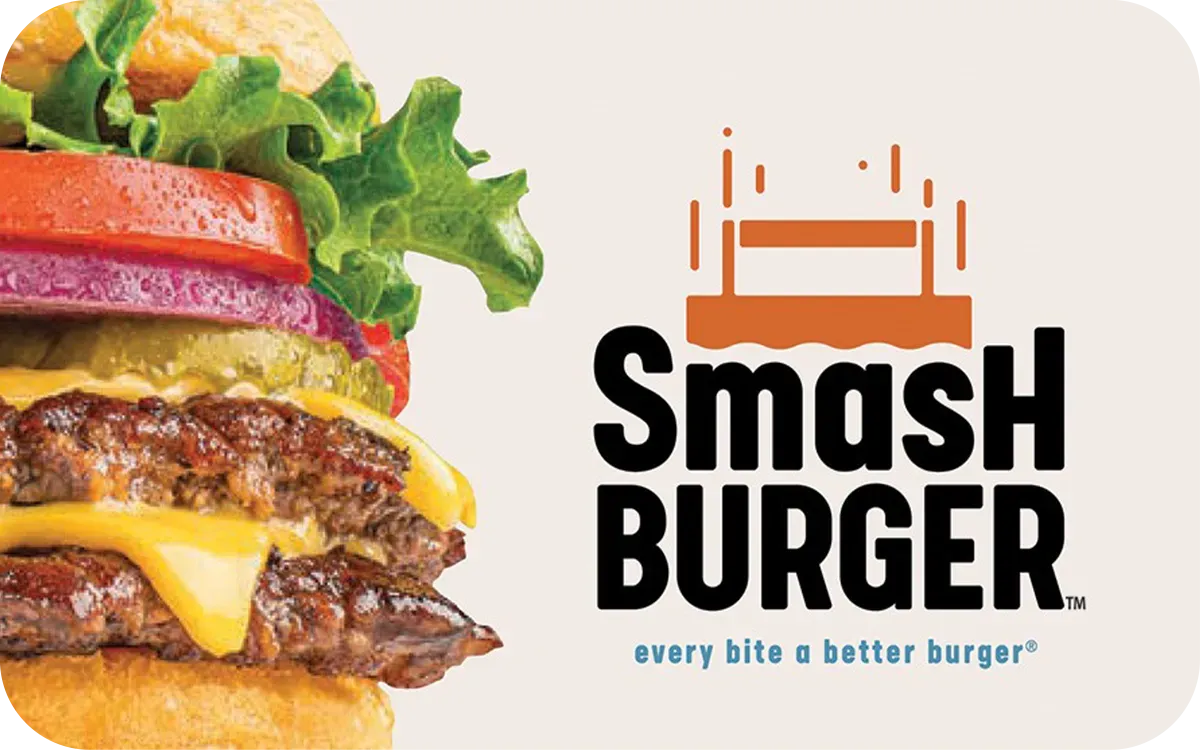 Smashburger® eGift Card | Fresh, Smashed Burgers & Fries | BHN